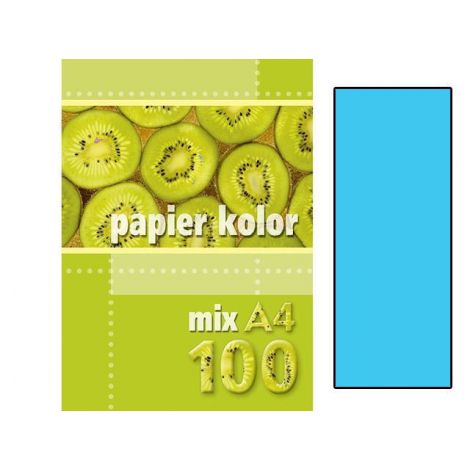 Papier ksero A4/100/80g Kreska niebieski jasny